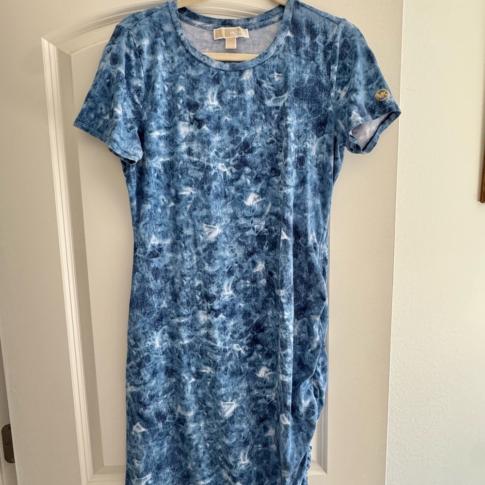 Michael Kors Blue Tie-Dye Women's Dress